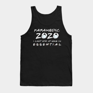 Paramedic 2020 Quarantine Gift Tank Top